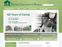 Tablet Screenshot of doverchildrenshome.org